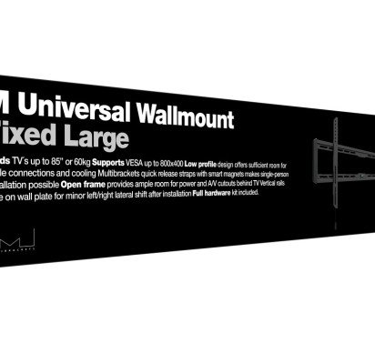 M Universal Wallmount Fixed Large Black