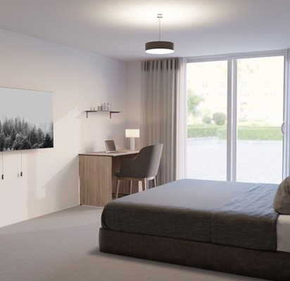 M Universal Wallmount Fixed Large Black