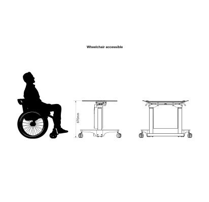 M Motorized Touch Tilt & Table 100kg Max