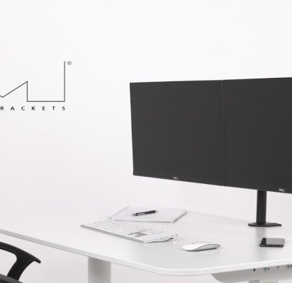 M VESA Deskmount Officeline Dual Black
