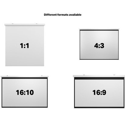 M 16:9 Motorized Projection Screen 300x168, 135
